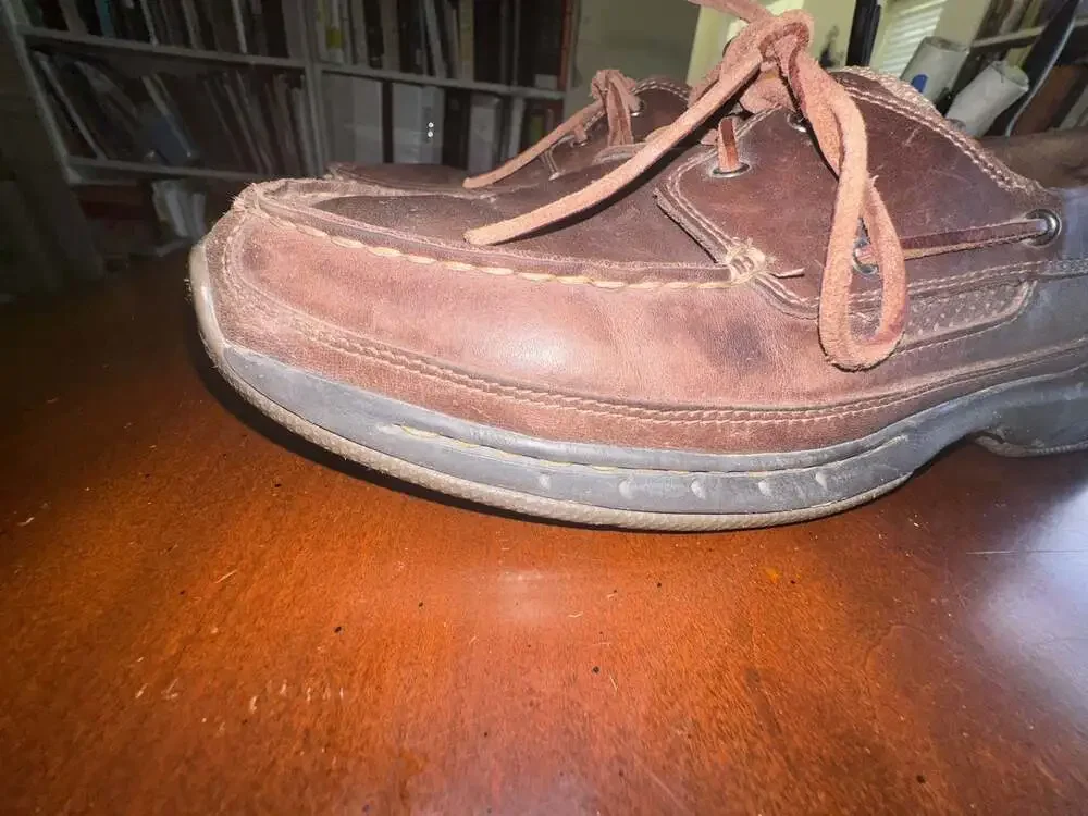 Dunham Brown Leather MCN420SB Boat Shoes Men's Size 10 D